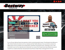 Tablet Screenshot of bestwayexpress.com